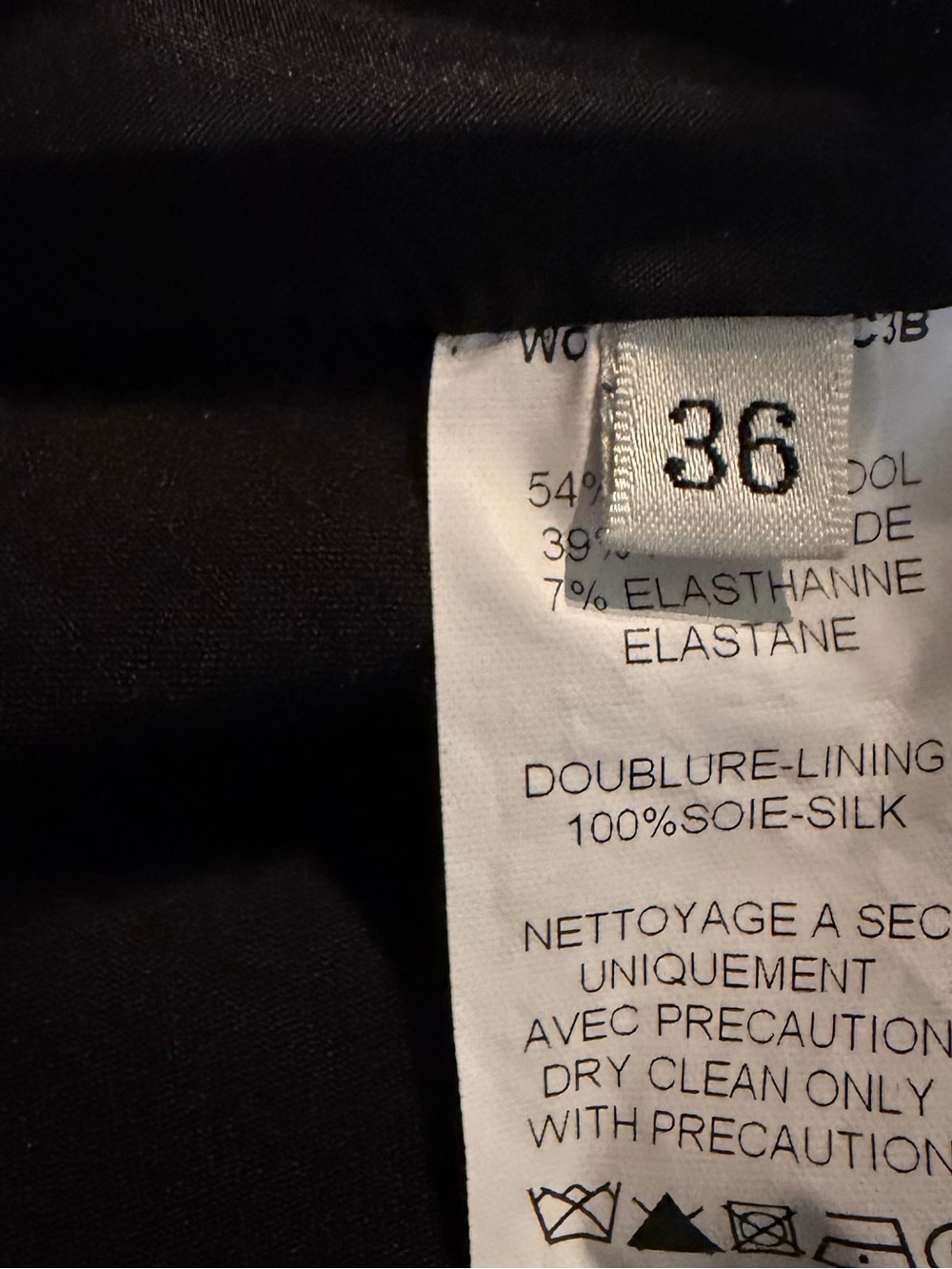 LANVIN RIVER 2009 BLACK FRONT DRAPED DRESS - FR 36 - Picture 5 of 11